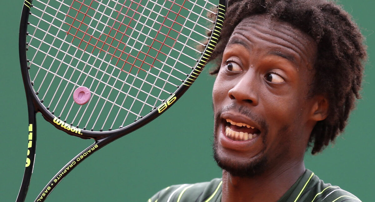 SOUVENIRS de Sport, Tennis : Gael Monfils en 2013 « Je suis noir, donc je transpire beaucoup »