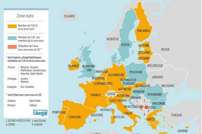 Culture politique – Les pays membres de la zone euro en 2017