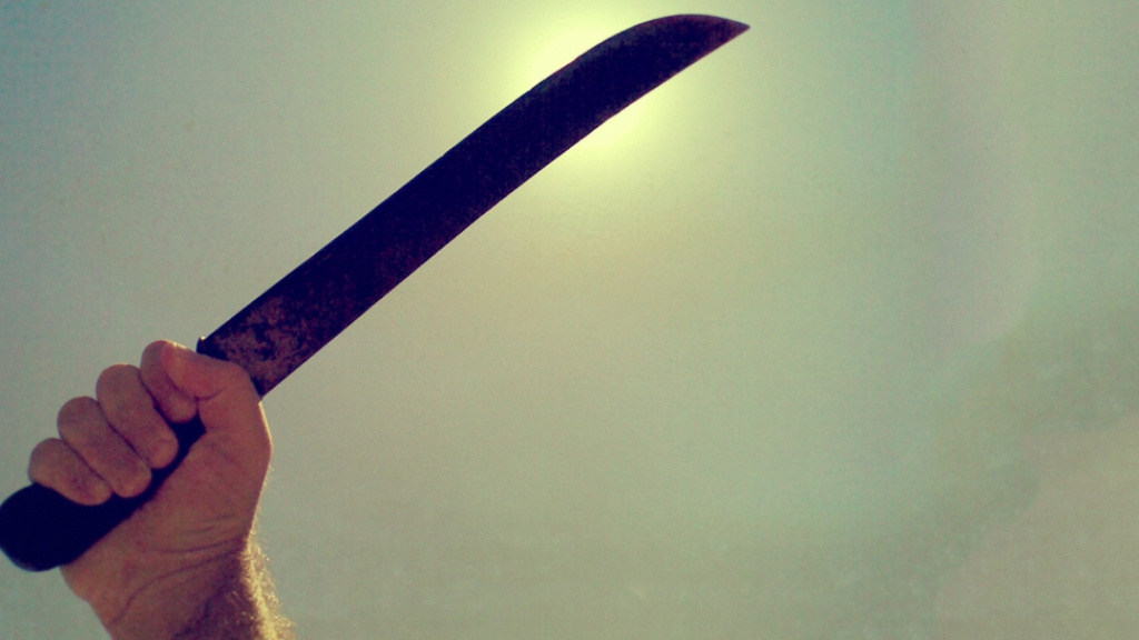 #Antibes 🇫🇷 Un individu menace et frappe des policiers avec une machette avant d’être immobilisé au taser