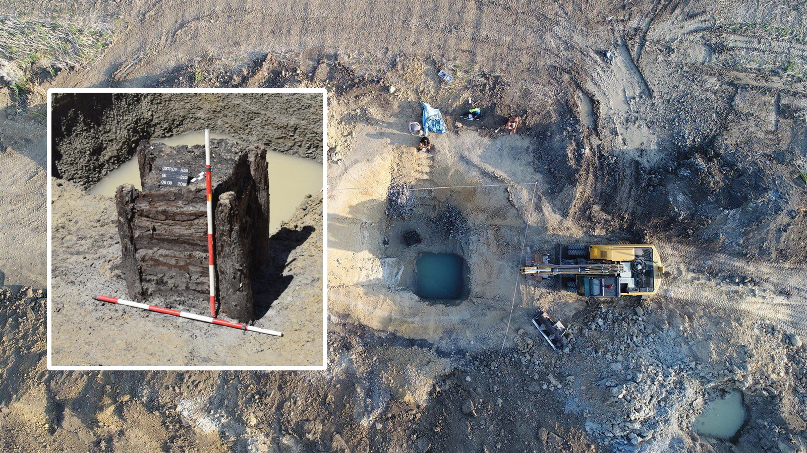 #RépubliqueTchèque 🇨🇿 Découverte d'un puits vieux de 7 000 ans en Bohême de l'Est